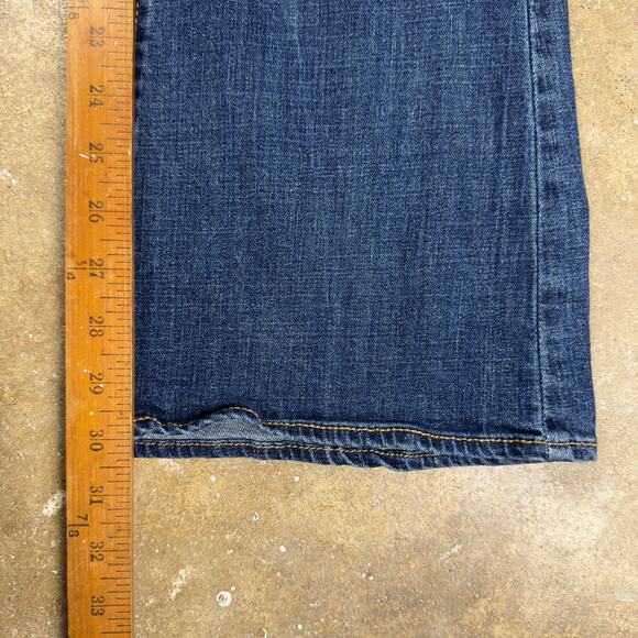 American Eagle Artist Jeans Women’s 6 Flare Super Stretch Blue Denim - Picture 11 of 12